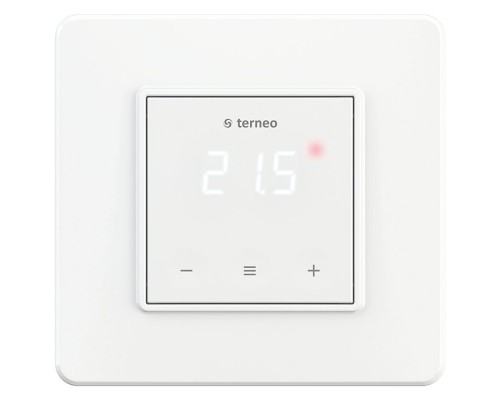 TERNEO S white - сенсорный терморегулятор